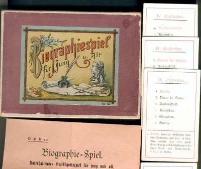 Biographie-Spiel OMR Nr10 ca1899