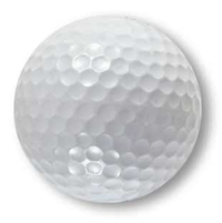 Golfball weiss