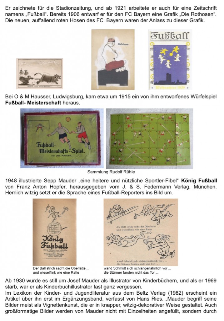 Der Illustrator Josef Mauder Europäische Spielesammler Gilde