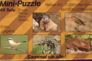 Pelikan - Puzzle - Mini Tiere - Serie 1