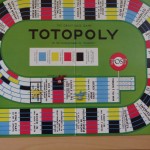 Totopoly Waddington Ltd.   Spielplan Vorderseite Pferderennen Sammlung Grunau